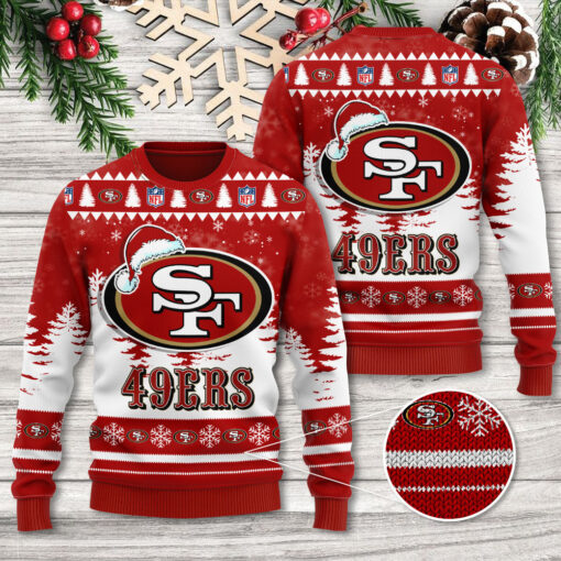 San Francisco 49ers ugly christmas sweater WOAHTEE1024SF