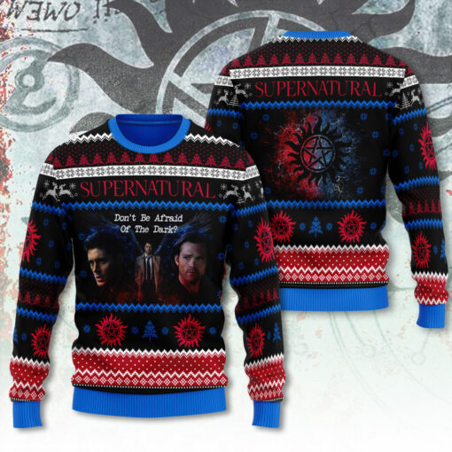 Supernatural ugly christmas sweater WOAHTEE1024SU