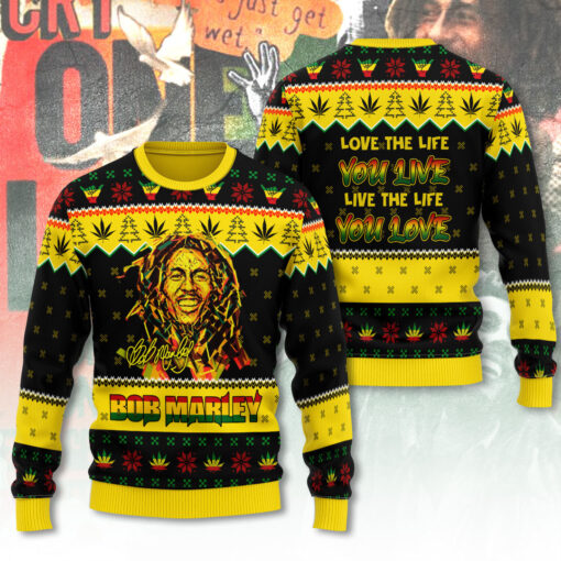 Bob Marley ugly sweater WOAHTEE1124N