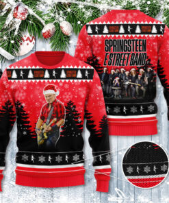 Bruce Springsteen ugly sweater WOAHTEETEE 9