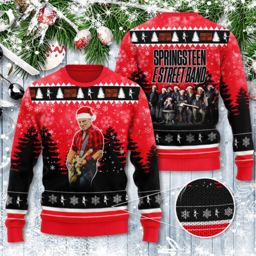 Bruce Springsteen ugly sweater WOAHTEETEE 9