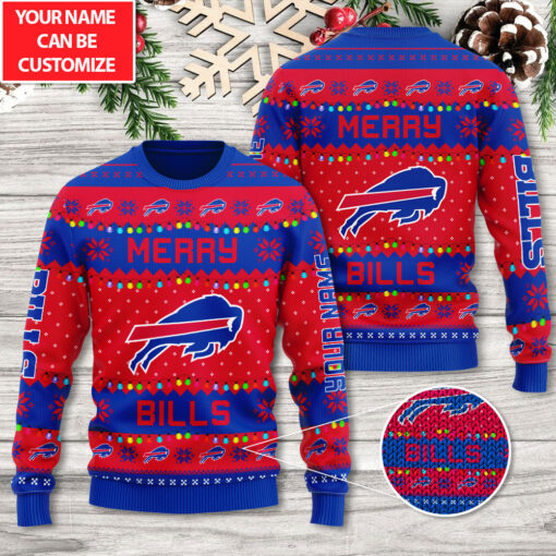 Buffalo Bills ugly christmas sweater WOAHTEE1124K