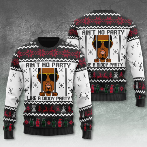 Diddy ugly sweater WOAHTEE 16