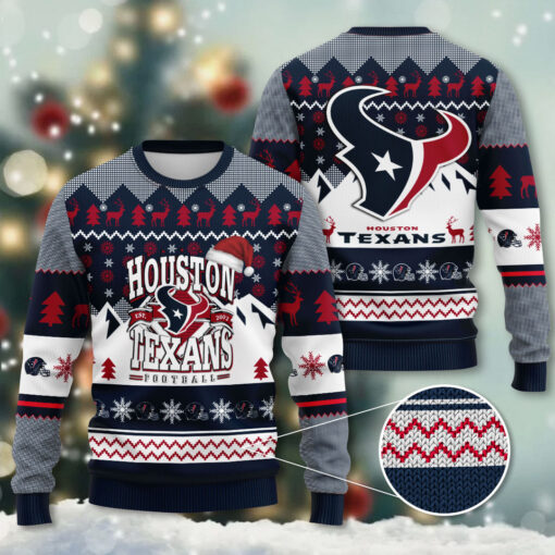 Houston Texans ugly christmas sweater WOAHTEE1124H