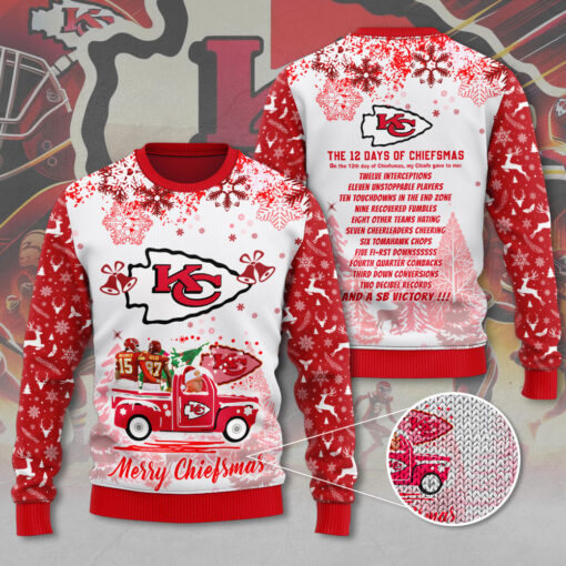 Kansas City Chiefs ugly sweater WOAHTEE1124P