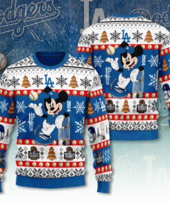 Los Angeles Dodgers ugly sweater WOAHTEE1124Q