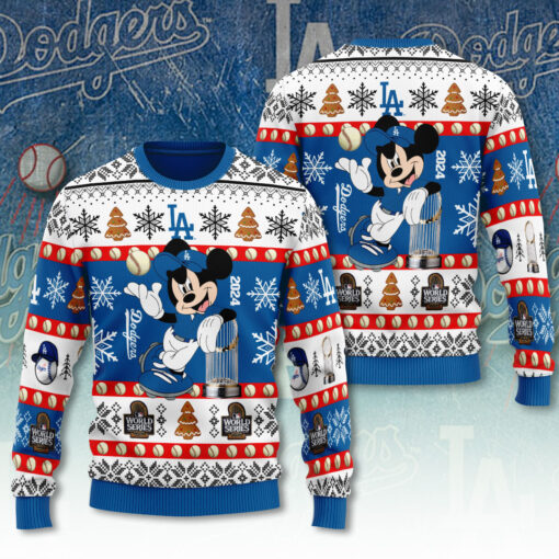 Los Angeles Dodgers ugly sweater WOAHTEE1124Q