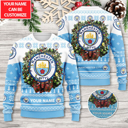 Manchester City ugly sweater WOAHTEE 7