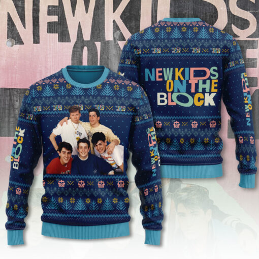 NKOTB ugly sweater WOAHTEE 21