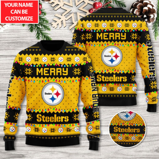 Pittsburgh Steelers ugly christmas sweater WOAHTEE1124I