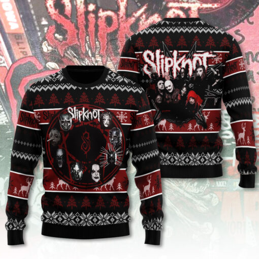 Slipknot ugly christmas sweater WOAHTEE1124U