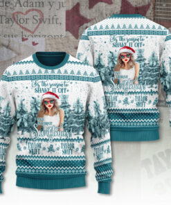 Taylor Swift ugly sweater WOAHTEE1124A