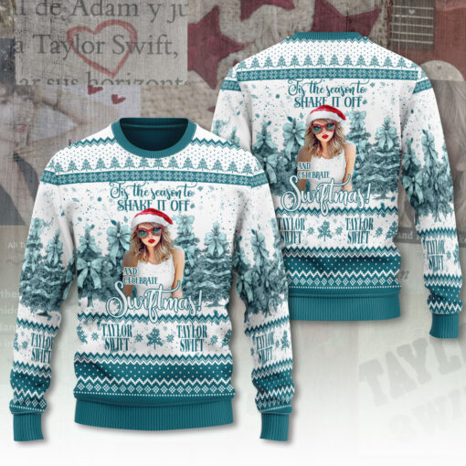 Taylor Swift ugly sweater WOAHTEE1124A