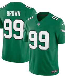 Jerome Brown green jersey WOAHTEE 53