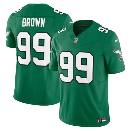 Jerome Brown green jersey WOAHTEE 53