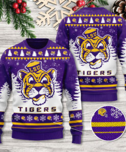 LSU Tigers Football ugly sweater WOAHTEE 40