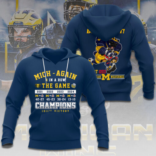 Michigan Wolverines Hoodie WOAHTEE 35