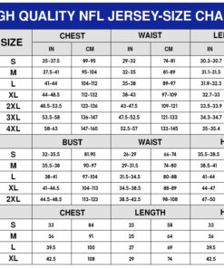 NFL jersey sizechart