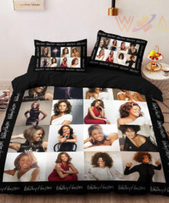 Whitney Houston bedding set duvet cover pillow shams WOAHTEE 39 01