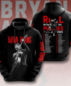 Bryan Adams Roll with the Punches Hoodie WOAHTEE 83