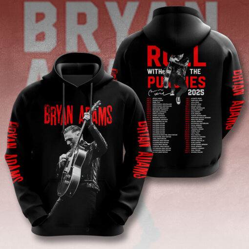 Bryan Adams Roll with the Punches Hoodie WOAHTEE 83