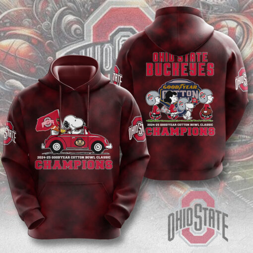 Peanuts x Ohio State Buckeyes Hoodie WOAHTEE 84