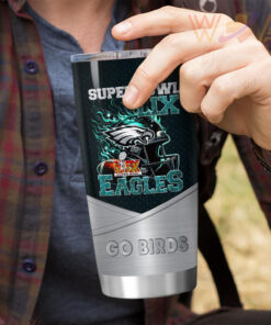 Personalized Philadelphia Eagles Tumbler Cup WOAHTEE 107 s