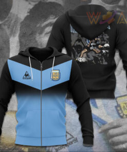 Diego Maradona Zip Hoodie WOAHTEE 121