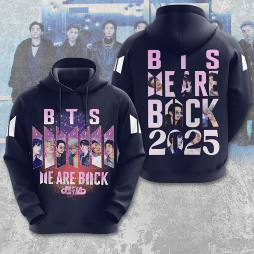 BTS We Are Back Hoodie