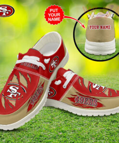 Best sellers Personalized San Francisco 49ers Dudes Shoes Loafer Shoes 02
