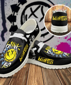 Blink 182 Dudes Shoes Loafer Shoes White