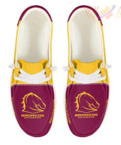 Brisbane Broncos Dudes Shoes Loafer Shoes