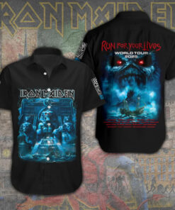 Iron Maiden Short Sleeve Dress Shirt 01