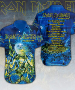 Iron Maiden Short Sleeve Dress Shirt 12
