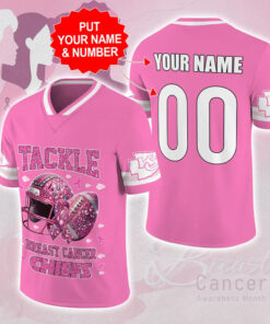Kansas City Chiefs x Breast Cancer Awareness Football Jersey