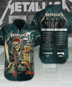 Metallica Short Sleeve Dress Shirt 04