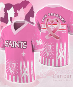 New Orleans Saints x Breast Cancer Awareness Football Jersey