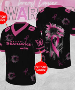 Seattle Seahawks x Breast Cancer Awareness Football Jersey