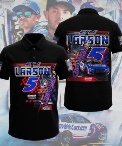 Best sellers Kyle Larson polo shirt 01