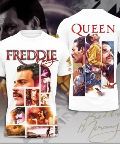 Freddie Mercury x Queen Band T Shirts