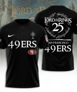 San Francisco 49ers x The Lord of The Rings T Shirt