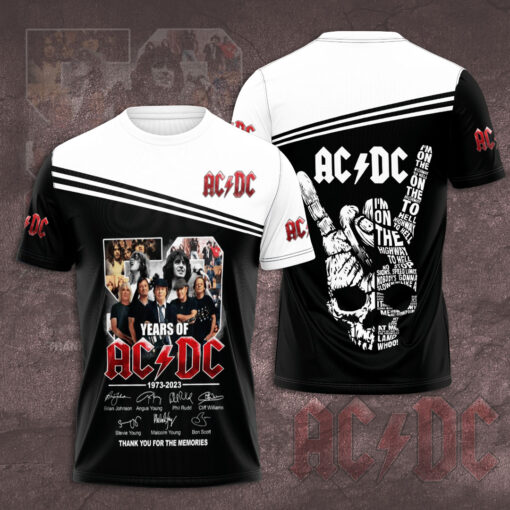 50 years ACDC T shirt