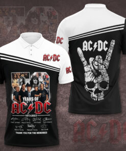 50 years ACDC polo shirt