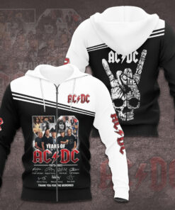 50 years ACDC zip hoodie