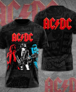 AC DC Rock Band 3D T shirt