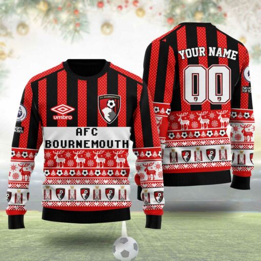 AFC Bournemouth Ugly Christmas 3D Sweater