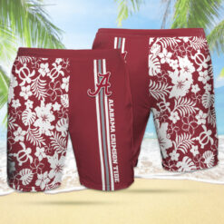 Alabama Crimson Tide 3D Hawaiian Shorts