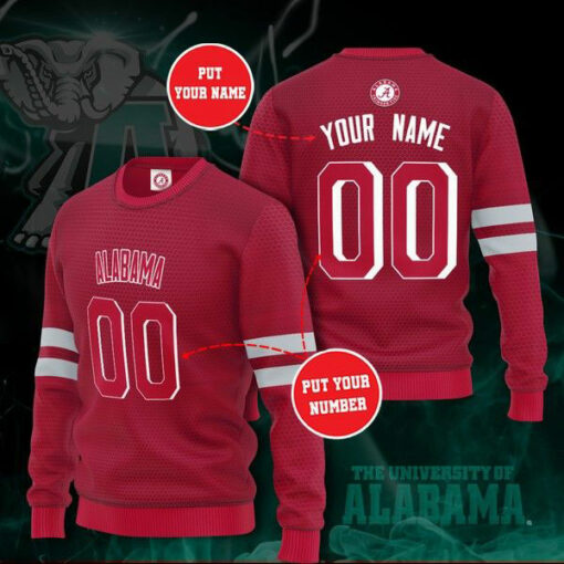 Alabama Crimson Tide 3D Sweatshirt 09