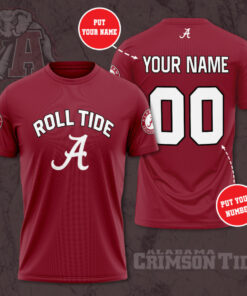 Alabama Crimson Tide 3D T shirt 02