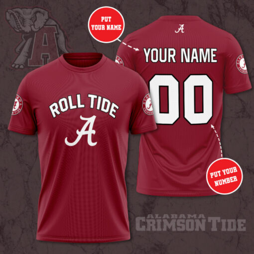 Alabama Crimson Tide 3D T shirt 02